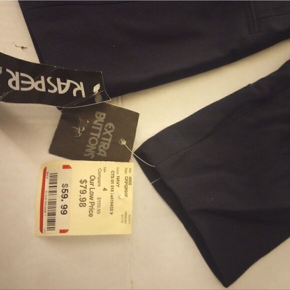 NWT Kasper double breasted black blazer - Picture 6 of 11